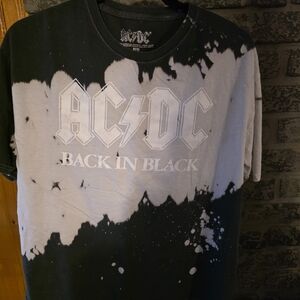 AC/DC Back in Black Tie-Dye T-Shirt